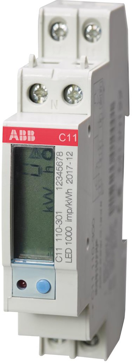 ABB Kwh-meter 1 fase 40A