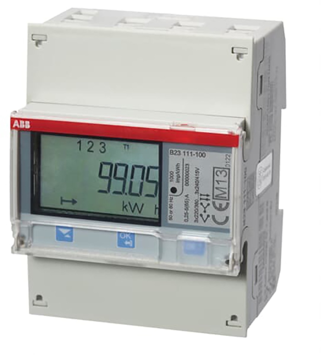 ABB Kwh-meter 3 fase 65A